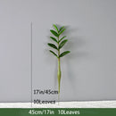 Artificial tropical money tree realistic decorative plastic plant