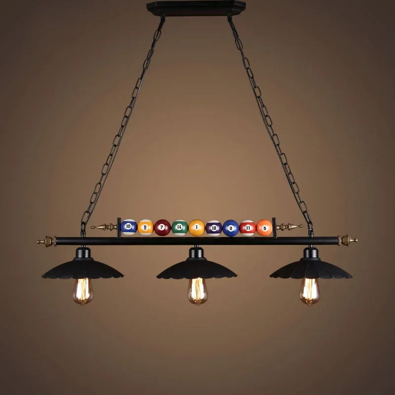 lustre rétro créatif pour restaurant bar et boutique - vue 4 sur 11