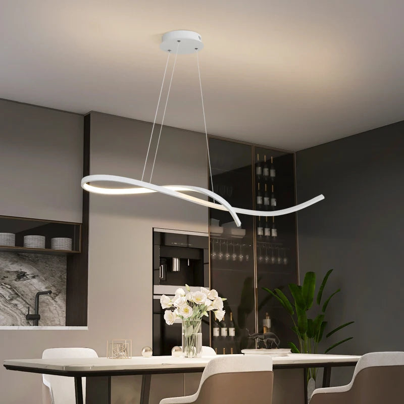 lustre moderne minimaliste pour éclairage intérieur design élégant - vue 4 sur 11