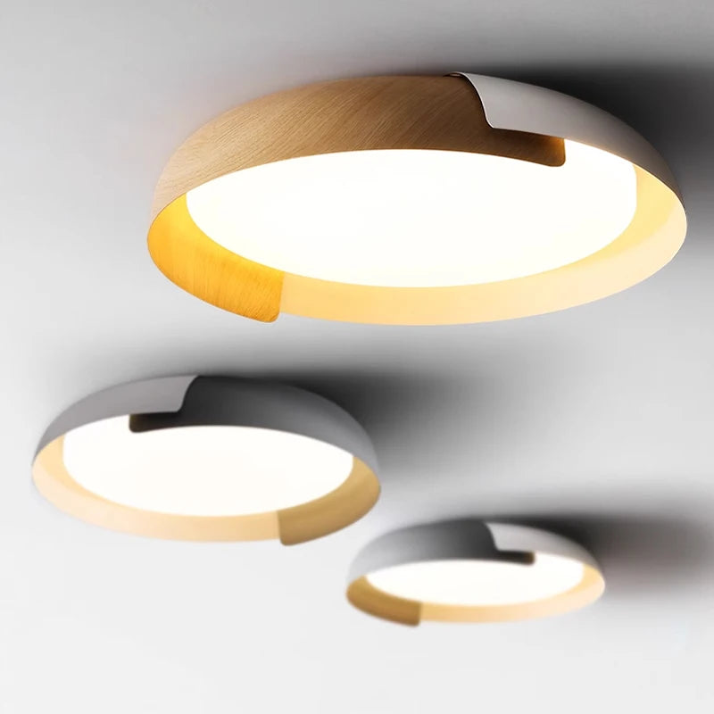 Plafonniers modernes minimalistes et créatifs style japonais chambre à coucher style art salon et étude lampe de restaurant
