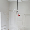 lampes suspendues rotatives style américain en métal pour lecture