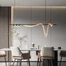 Minimalist nordic LED chandelier for restaurants and bars