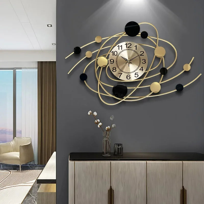 horloge murale moderne élégante pour décoration intérieure - vue 4 sur 6