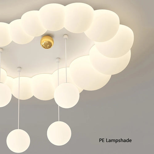 plafonnier nuage moderne pour chambre d'enfant et salon