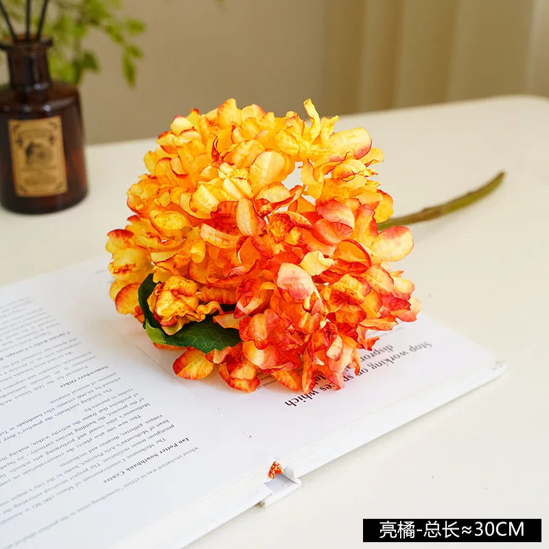 fleur d'hortensia artificielle vintage pour décoration et bouquet