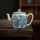 Bouilloire ceramique chinoise motifs traditionnels service the