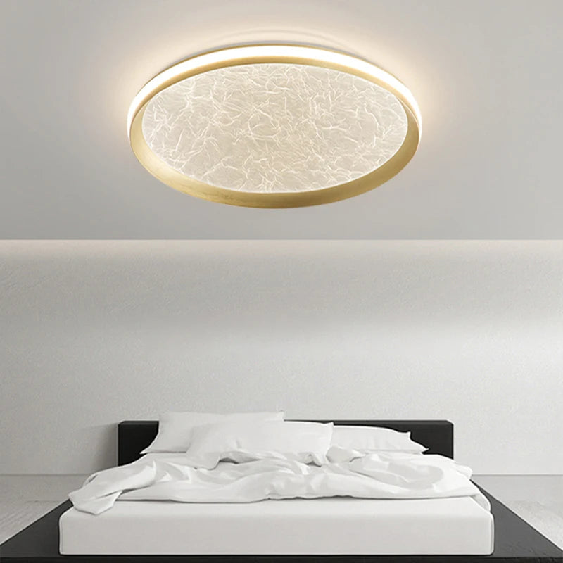 plafonnier moderne minimaliste en cristal design haut de gamme 2024 - vue 3 sur 14