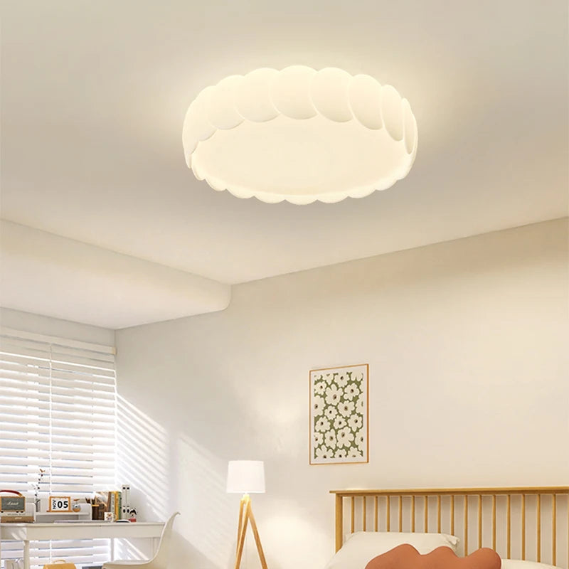 plafonnier cercle décoration éclairage simple design élégant moderne - vue 7 sur 8