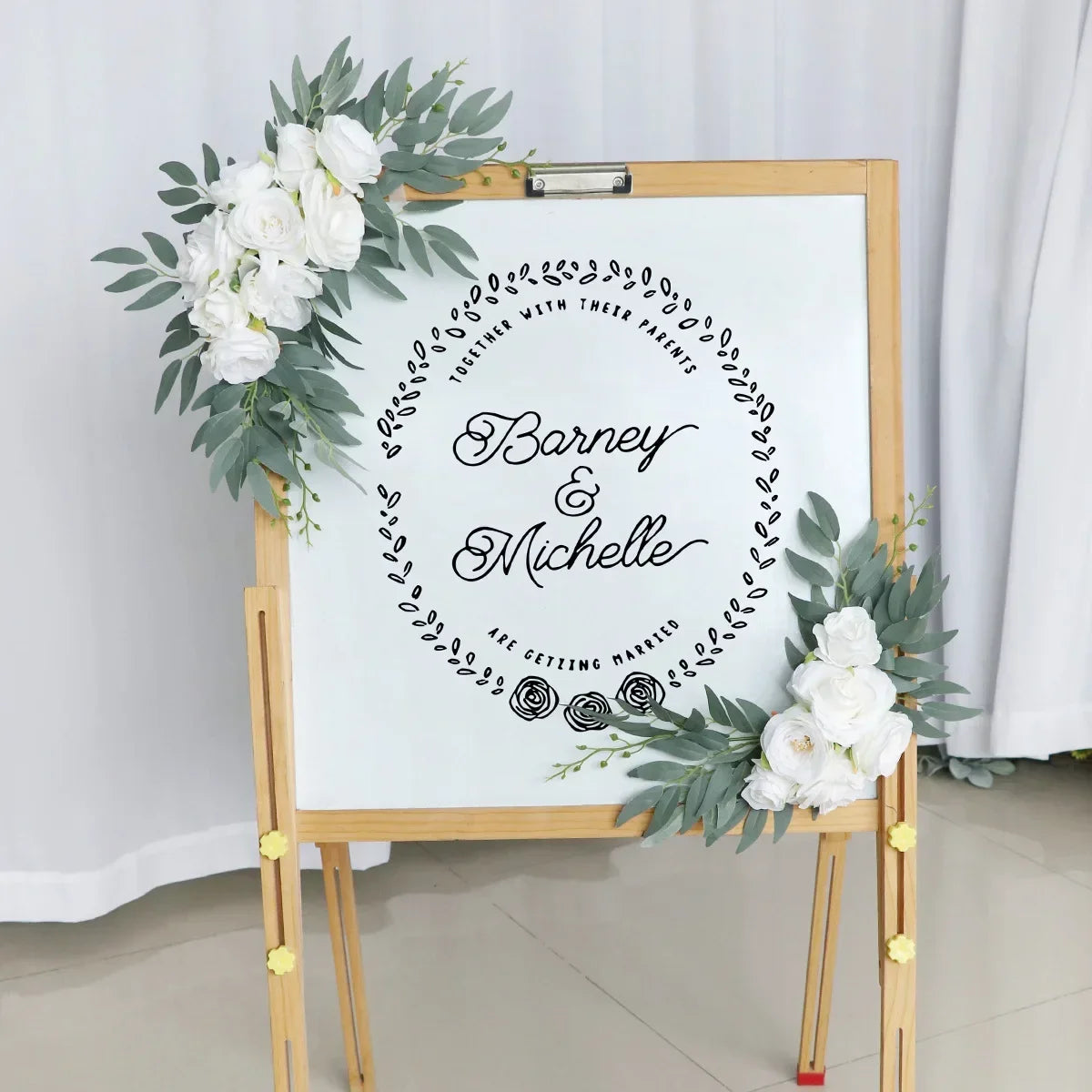 kit de fleurs artificielles pour décorations de mariage boho et accueil - vue 3 sur 8
