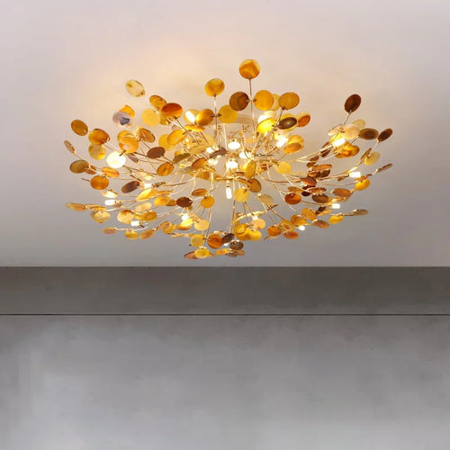 Plafonnier nordique en Agate de Jade naturel - vue 5 sur 7