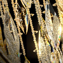 lustre de luxe en cristal pour villas haut de gamme personnalisé