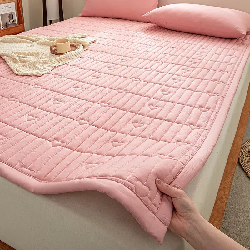 matelas matelassé romantique avec protection de lit doux et confortable