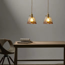 suspension moderne en verre led pour décoration intérieure