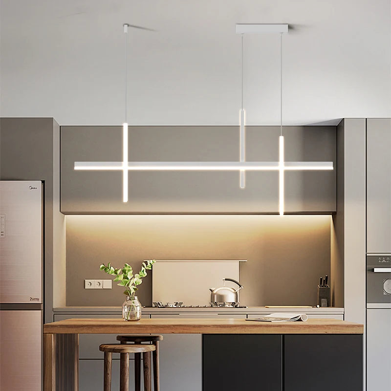 suspension led design moderne pour décoration intérieure artistique - vue 4 sur 11