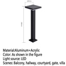 Contemporary outdoor LED lamp for garden and courtyard