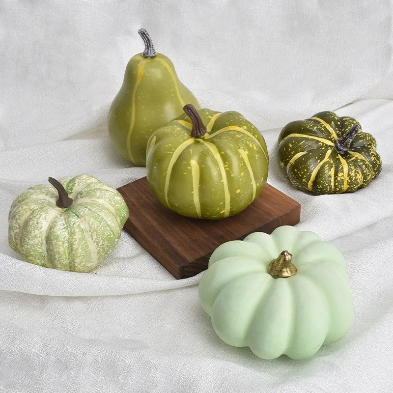 citrouilles décoratives en mousse pour Halloween et automne - vue 2 sur 22