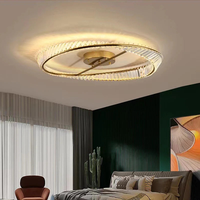 Plafonnier de luxe nordique salon créatif salle à manger lustre de plafond en cristal chambre décoration de la maison suspension LED lumières - vue 4 sur 20