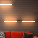 Creative minimalist nordic LED wall light in bronze