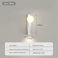 Applique murale LED nordique au Design Simple