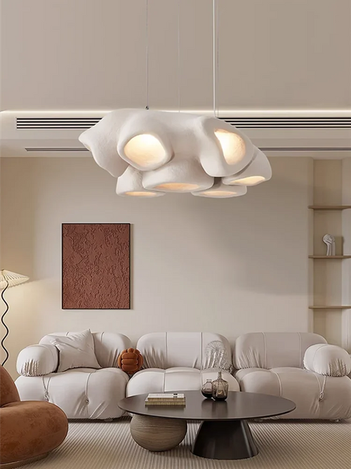 Nordic wabi sabi minimalist chandelier for interior decoration - vue 6 sur 11