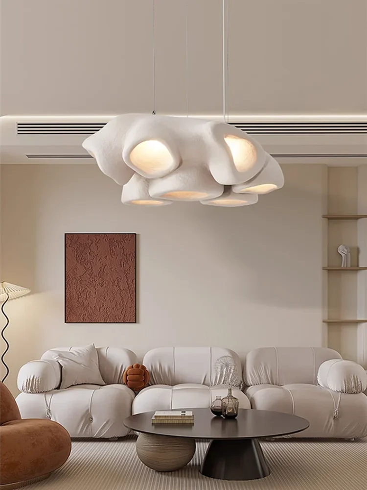 Nordic wabi sabi minimalist chandelier for interior decoration - vue 5 sur 11
