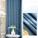 Rideau occultant moderne plissé pour salon chambre fenêtre
