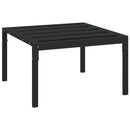 Black Garden Coffee Table 60x60x35 cm Steel, Good Quality Outdoor Products for patio, pool, terrace, garden, modern sofa