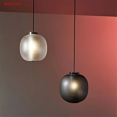 Suspension Led à bulles de verre colorées au Design post-moderne - vue 2 sur 8