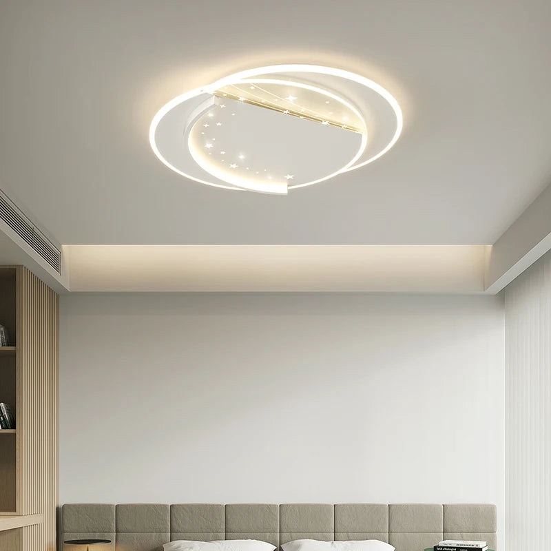 Modern minimalist ceiling light for decorative indoor lighting - vue 5 sur 10