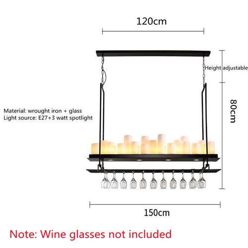 Nordique luxe salle à manger lustre intérieur salon table à manger lampes en verre simple cuisine île LED lustre éclairage - vue 21 sur 20