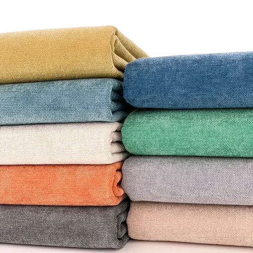 Tissu chenille épais pour ameublement doux et résistant