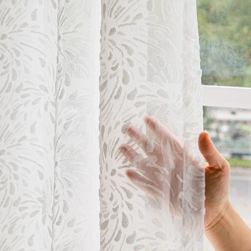Voilage rideau fil décoratif moderne pour porte fenêtre