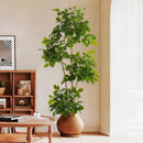 Large artificial ficus tree with realistic leaves for indoor decoration