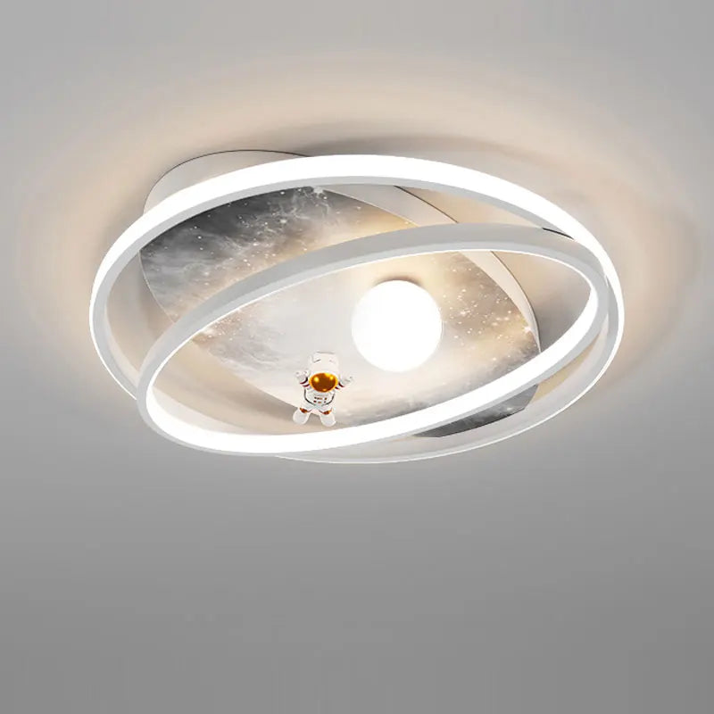 plafonnier astronaute led pour chambre d'enfants créatif moderne
