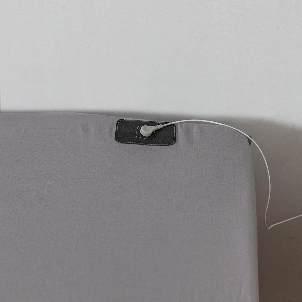Esd Earthing Bed Fitted Grounding Sheet, Get Grounded King/Queen/Twin Size,  Include a Grounding Connection Plug - vue 5 sur 7