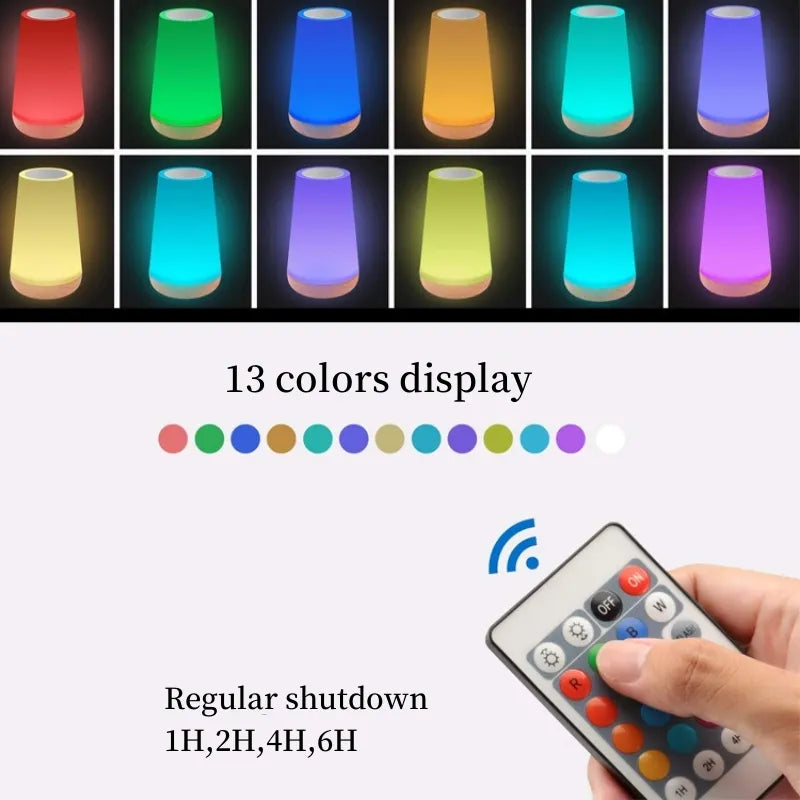 lampe bureau portable couleur rechargeable usb intensité variable - vue 3 sur 6