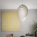 Créativité nordique soie Wabi Sabi Led lustre salle à manger barre lampe chambre Duplex Villa Loft décor à la maison escaliers suspension lumières
