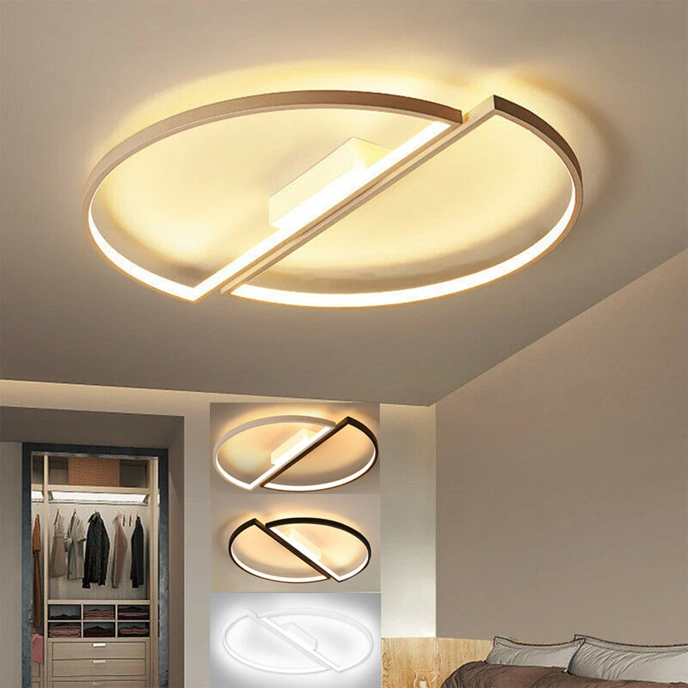 plafonnier moderne à leds pour un éclairage élégant - vue 2 sur 9
