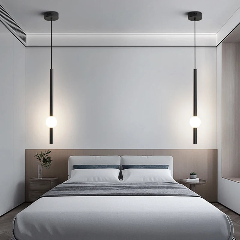 suspension led moderne pour éclairage intérieur créatif - vue 6 sur 19