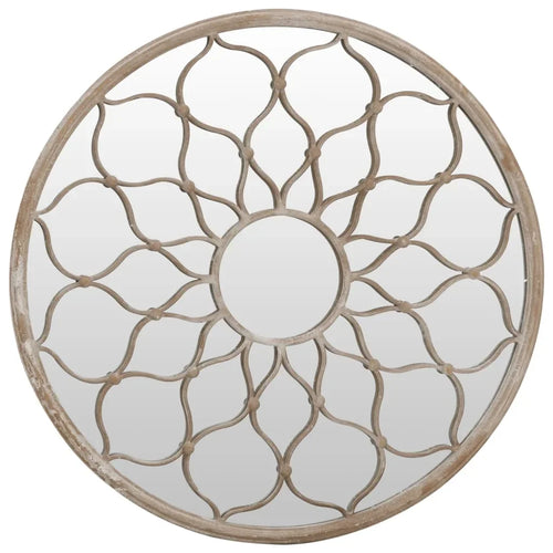 40x3 cm sand mirror iron for indoor use, home decoration wall decal living room decoration - vue 3 sur 7