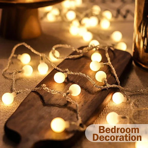 guirlande lumineuse à piles pour jardin et événements décoratifs - vue 5 sur 7