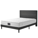 Spring Core Mattresses 90x200×25cm ,7-Zone Cold Foam Mattress,100%Oeko-Tex Certified, Quilted Microfiber Cover Topping,H3