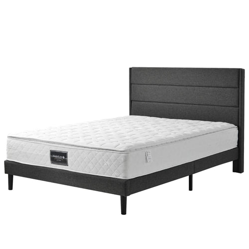 Spring Core Mattresses 90x200×25cm ,7-Zone Cold Foam Mattress,100%Oeko-Tex Certified, Quilted Microfiber Cover Topping,H3 - vue 3 sur 7