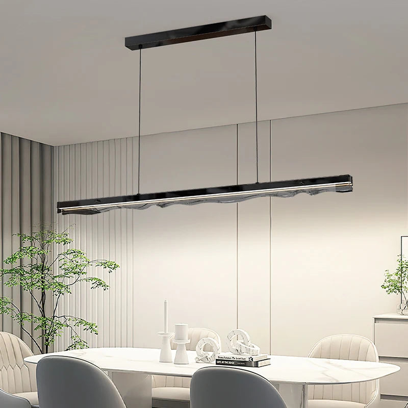 Creative minimalist ceiling light with eye protection nordic ambience - vue 6 sur 10