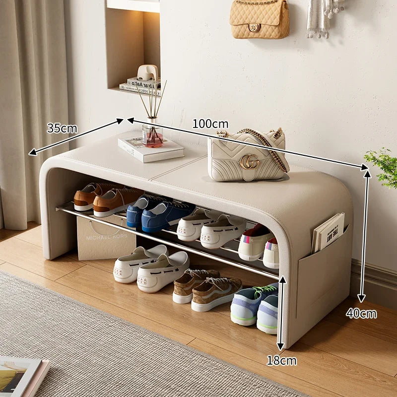 banc polyvalent pour rangement et assise décorative - vue 9 sur 15