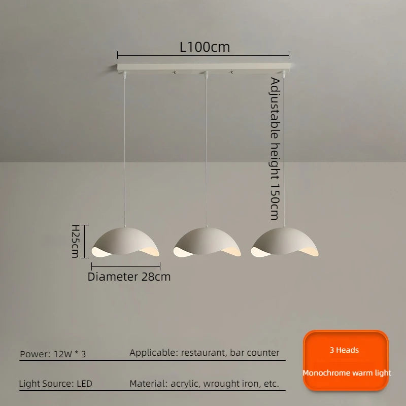 Nordic designer chandelier minimalist creative modern lamp