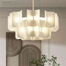 Newly designed LED chandelier, fingerprint chandelier, luxurious living room, bedroom, villa, hotel lobby, bright acrylic chandelier