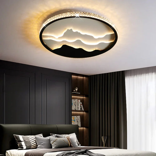 Modern nordic minimalist decorative LED ceiling light - vue 3 sur 21