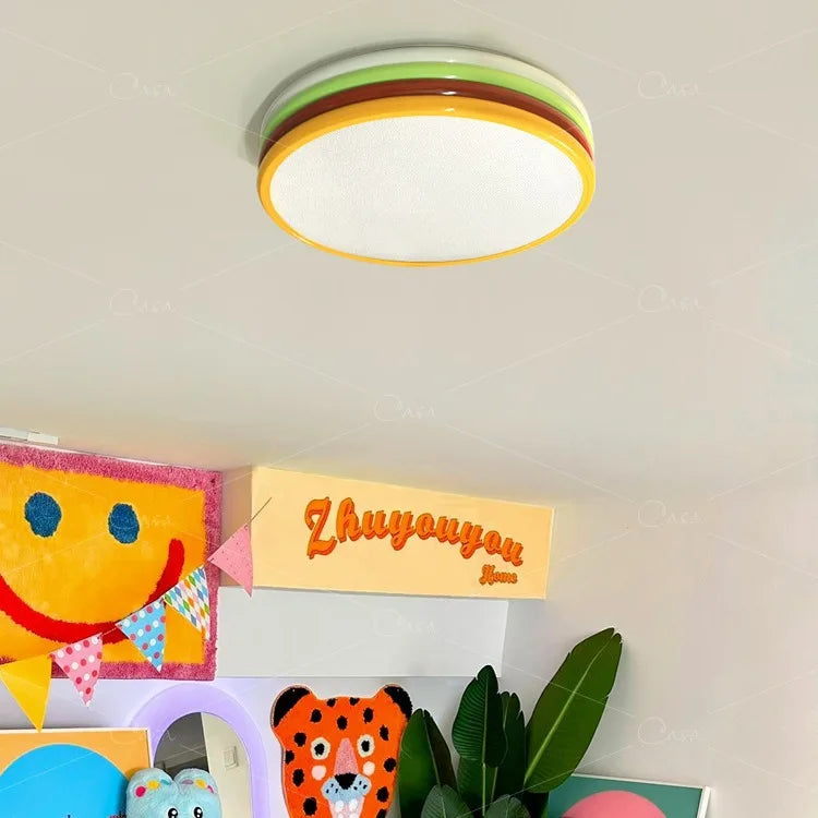 plafonnier led design nordique pour décoration moderne intérieure - vue 4 sur 8