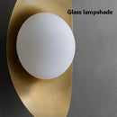 Minimalist crescent moon LED wall light